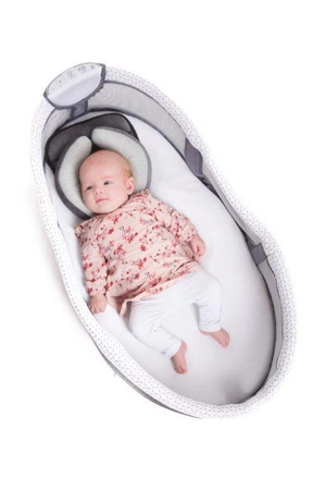 B-Łóżeczko / gondola z lampką i muzyką Grey