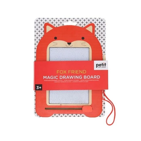 Petit Collage Znikopis dla Dzieci Drewniany Lis