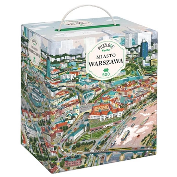 Puzzle 500 Puzzlove rodzinne CzuCzu Miasto Warszawa