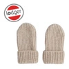 Lodger Rękawiczki dziecięce z wełny merino 100% beżowe Beige 1-2 l