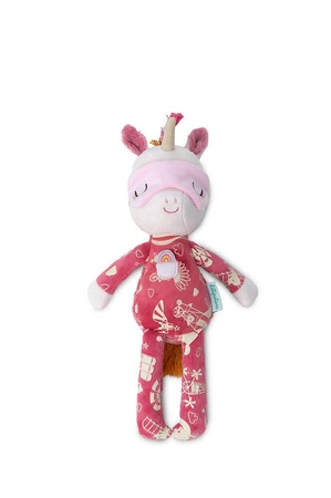 Lilliputiens Przytulanka do spania z elementami fluorescencyjnymi Jednorożec Lena 6m+