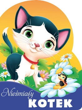 Nieśmiały kotek wykrojnik