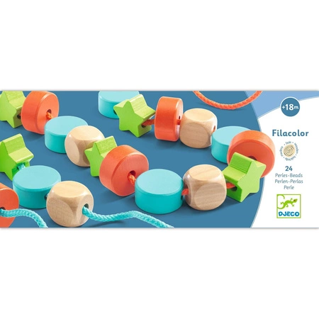 Nawlekanka drewniana Filacolor DJ06160