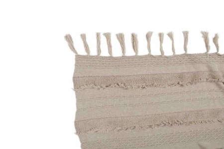 Lorena Canals Koc bawełniany Air Dune White