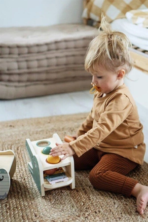 Ksylofon dla dzieci instrument muzyczny i przebijanka Krokodyl Safari Small Foot 12461