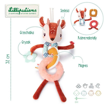 LILLIPUTIENS Aktywizujący łańcuch sensoryczny Sarenka Stella 6 m+