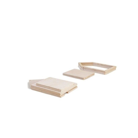 Domek dla lalek z magnesami, rozm L, naturalny, Babai