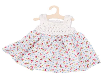 Sukienka dla lalki 38cm szydełkowa w łączkę