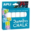 Kredy Białe Jumbo Apli Kids - 6 sztuk
