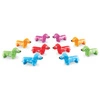 Figurki do nauki liter i poznawania kolorów, Pieski, Zestaw 10 szt. - Snap & Learn