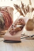 BABYBJORN - leżaczek BALANCE SOFT COTTON/JERSEY - Różowy/Szary