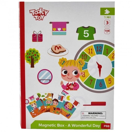 TOOKY TOY Puzzle Drewniane Pudełko Magnetyczne