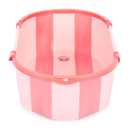 Wanienka dla dzieci wanna turystyczna składana odpływ różowa ECOTOYS