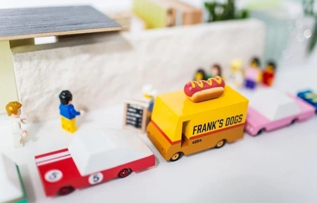 Candylab Samochód Drewniany Hot Dog Van