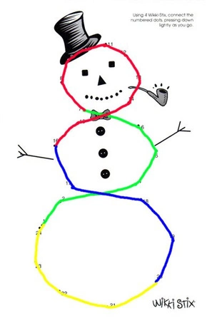 Woskowe sznureczki Wikki Stix - Christmas Book