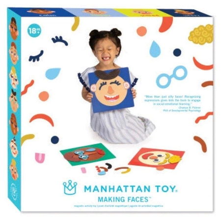 Zestaw magnetyczny układanka Twarz pełna emocji 158960-Manhattan Toy, zabawki kreatywne