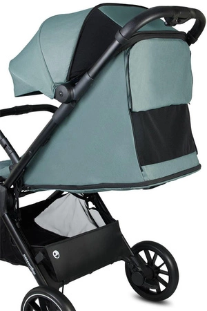 Easywalker Jackey XL Przestronny, samoskładający się wózek spacerowy z kołami XL Forest Green