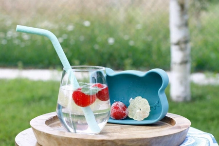 Silikonowe słomki do Bubble Tea 3 szt. We Might Be Tiny - Sun & Sky