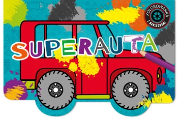 Zabytkowe samochody kolorowanka z naklejkami