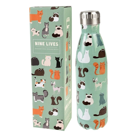 Termobutelka stalowa 500 ml, Koty, Rex London