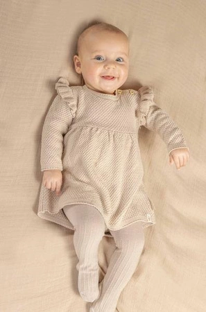 Little Dutch Rajstopy Sand - size 2 (62/74) CL24229011