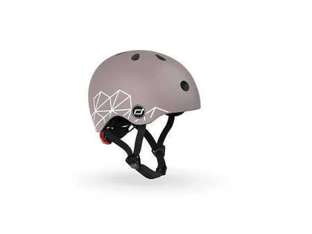 SCOOTANDRIDE Kask XXS-S dla dzieci 1-5 lat Brown Lines