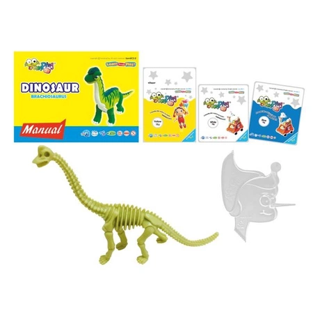 Jumping Clay | Zestaw kreatywny Dinozaur - Brachiosaurus