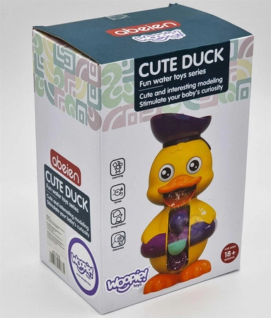 WOOPIE Kaczuszka Zabawka Wodna do Kąpieli Kołowrotek Przelewowa