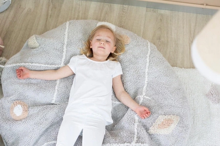 Lorena Canals Dywan bawełniany/Pufa Lou Ø 120 cm