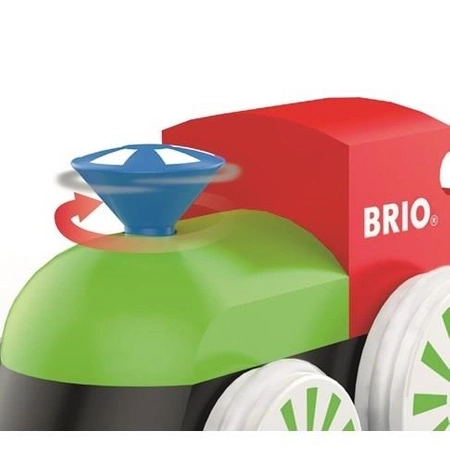 BRIO Zabawka do Ciągnięcia Lokomotywa