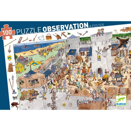 Puzzle - obserwacja OBLĘŻONY ZAMEK DJ07503