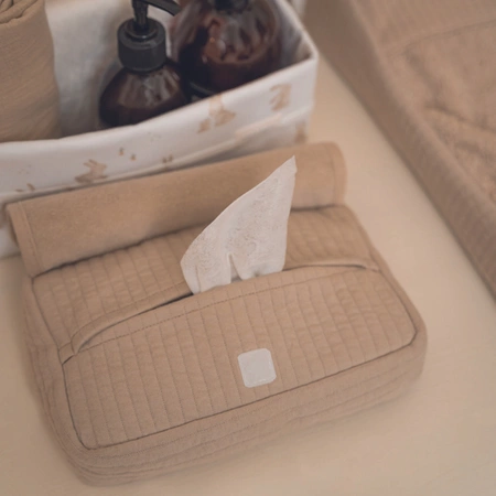 Little Dutch Pokrowiec na chusteczki Pure Beige TE30723021