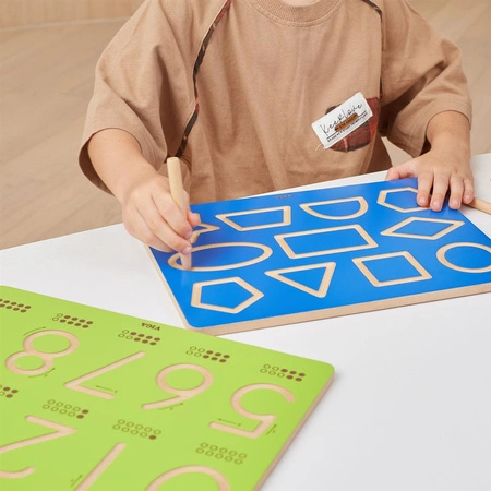 VIGA Tablica Grafomotoryczna Małe Litery Nauka Pisania