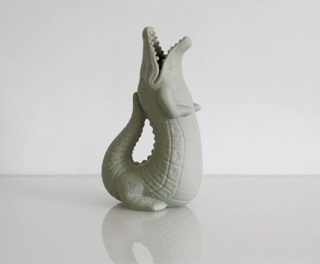 Silikonowa Konewka Krokodyl Scrunch - Szałwiowy