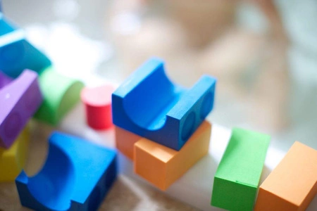 Zabawka do kąpieli BathBlocks - Wodny kulodrom 15 el.