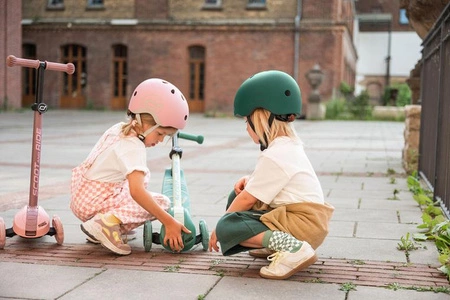 SCOOTANDRIDE Highwaykick 3S Hulajnoga z systemem sterowania 2w1 i kółkami LED składana 3+ Rose