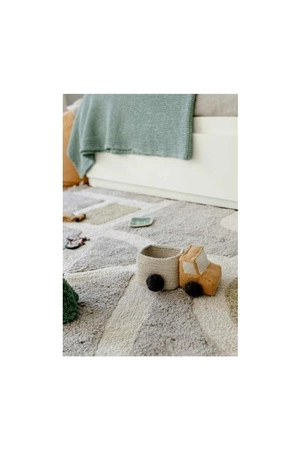 Dywan bawełniany do zabawy mapa miasta Eco-City, 200x300 cm, Maxi Rugs Lorena Canals