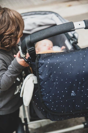 My Bag's Torba do wózka Flap Bag Confetti Black