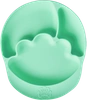 Nana's Manners GREEN Talerz silikonowy z przyssawką