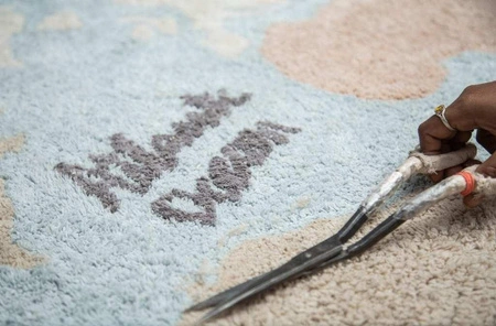 Dywan bawełniany Vintage Map 140x200 cm Lorena Canals