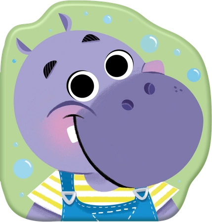 Wesoły hipcio. Zabawa w kąpieli