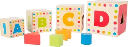 Sorter Wieża nauki 10627-Small Foot, klocki do układania