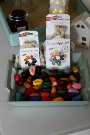 Kredki Crayon Rocks w bawełnianym woreczku - 8 kolorów