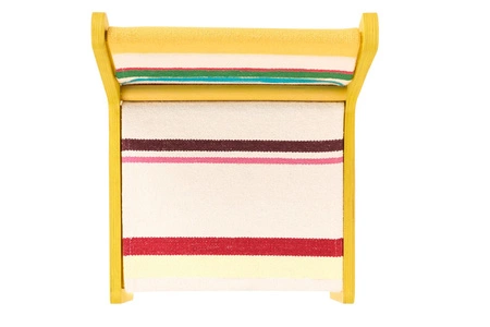 Krzesełko dziecięce Sillita Kaarol-żółte Lorena Canals x Gonzalo Milà