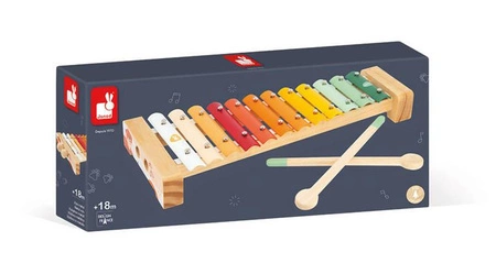 Cymbałki 12 tonów metalowe Sunshine 18m+, Janod