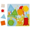 Drewniana gra w kolory układanka z klockami figury geometryczne 56760 Goki