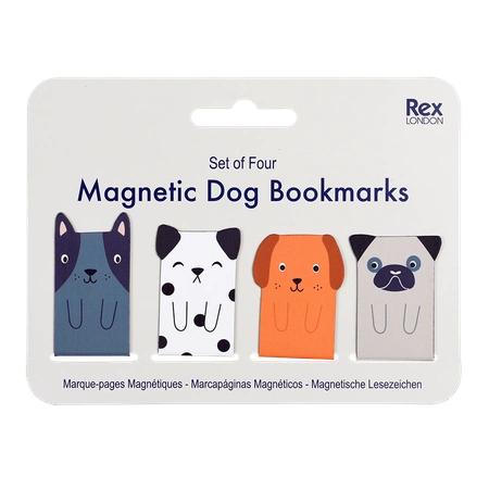 Magnetyczne zakładki do książki, Psy, Rex London