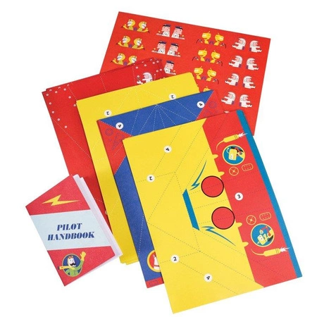 Papier dwustronny origami do tworzenia samolotów, Rex London