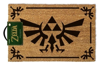 Wycieraczka pod drzwi The Legend of Zelda (TRIFORCE BLACK) (60x40 cm)