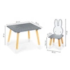 Stół stolik +2 krzesła meble dla dzieci zestaw Ecotoys